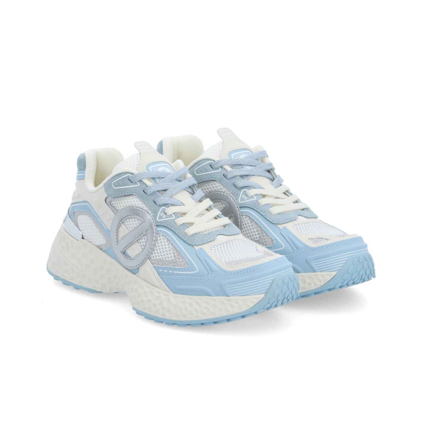 CARTER 2.0 TECH W - MESH/STAMP/STMP - BIANCO SPORCO/BLU